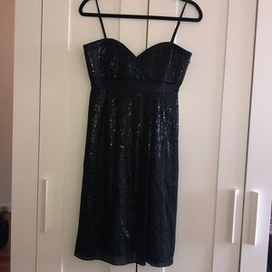 Sparkly Spaghetti Straps Dress